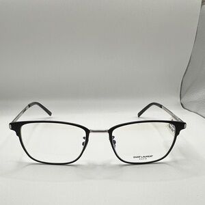 Saint Laurent Black and Silver Eyeglasses (No Case)